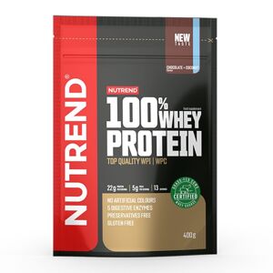 Práškový koncentrát Nutrend 100% WHEY Protein 400g  čokoláda-kokos