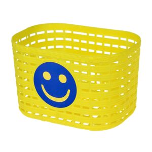 Dětský přední košík plast  žlutá
