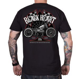 Triko BLACK HEART Chopper Race  černá  3XL