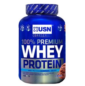 USN (Ultimate Sports Nutrition) USN 100% Whey Protein Premium 2280 g - smetanová sušenka