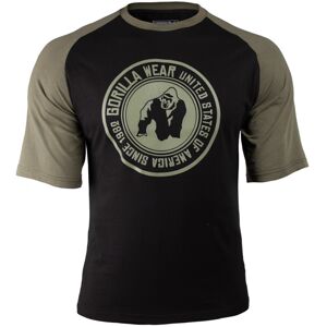 Gorilla Wear Pánské tričko Texas T-shirt Black/Army Green - M