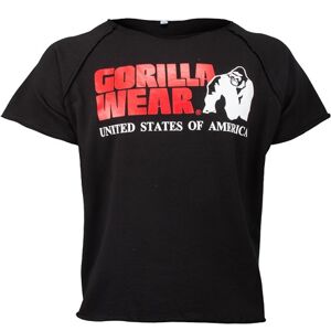 Gorilla Wear Pánské tričko s krátkým rukávem Classic Work Out Top Black - S/M