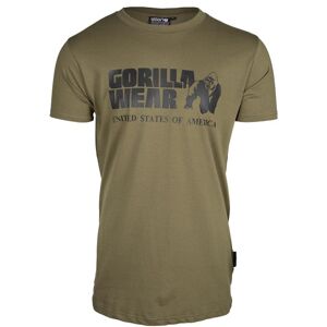 Gorilla Wear Pánské tričko s krátkým rukávem Classic T-shirt Army Green - XL