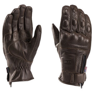 Moto rukavice Blauer Combo Dark Brown  M  tmavě hnědá