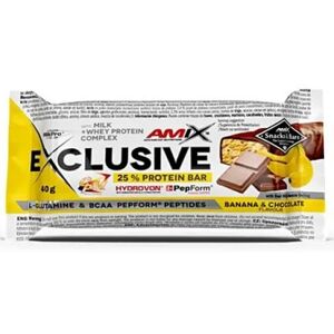 Amix Nutrition Amix Exclusive Protein Bar 40 g - banán/čokoláda
