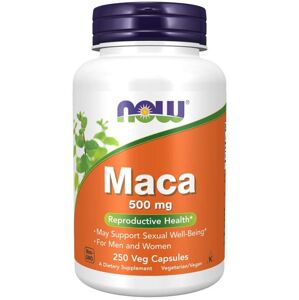 Now Foods Maca 500 mg 250 rostlinných kapslí