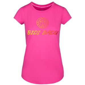 BIDI BADU Dámské tričko Coletta Basic Logo Tee Pink - XS