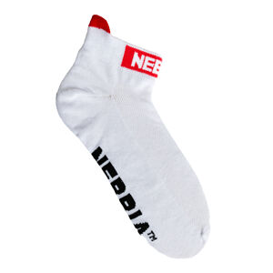 NEBBIA Kotníkové Ponožky Smash It 102 White Barva: Bílá, Velikost: 43-46