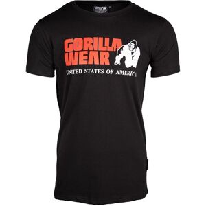 Gorilla Wear Pánské tričko s krátkým rukávem Classic T-shirt Black - 4XL