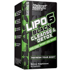 Nutrex Lipo 6 Black Cleanse & Detox 60 kapslí