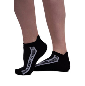 NEBBIA “STEP FORWARD” kotníkové ponožky 110 Black Barva: Černá, Velikost: 43-46