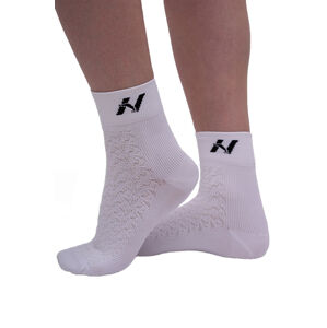 NEBBIA “HI-TECH” N-pattern crew ponožky 130 White Barva: Bílá, Velikost: 43-46