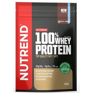 Nutrend 100% Whey Protein 400 g - bílá čokoláda/kokos