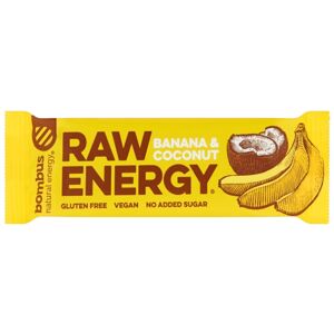 Bombus Raw Energy bar 50 g - banán/kokos