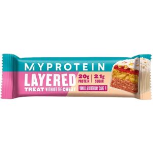 Myprotein Layered Protein Bar 60 g - Vanilla Birthday Cake