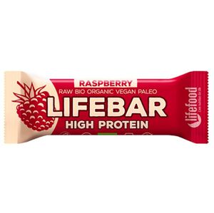 Lifefood Lifebar Protein BIO 47 g - malina VÝPRODEJ 15.4.2024