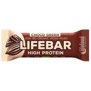 Lifefood Lifebar Protein BIO 47 g - čokoláda se spirulinou