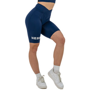 Leginové šortky s vysokým pasem Nebbia 9″ SNATCHED 614  Dark Blue  XS