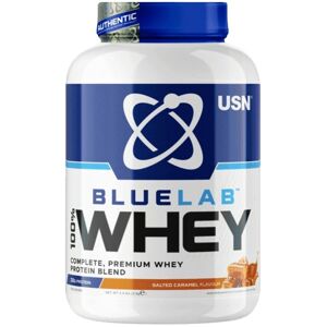 USN (Ultimate Sports Nutrition) USN Bluelab 100% Whey Premium Protein 2000 g - slaný karamel + USN Šejkr Steel Qhush 750 ml  ZDARMA