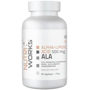 NutriWorks Alpha Lipoic Acid 500mg 90 kapslí