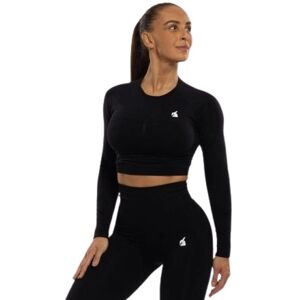 Booty BASIC ACTIVE BE BLACK crop-top - XS/S