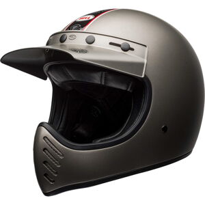 Moto helma BELL Moto-3 Independent Matte Titanium  S (55-56)