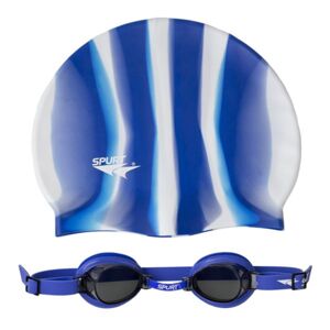 Dětské plavecké brýle SPURT ZEBRA 1100 s čepicí - modré