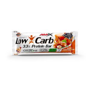 AMIX Low-Carb 33% Protein Bar, Nougat-Caramel, 60g