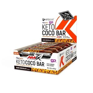 AMIX KetoLean Keto goBHB Coco Bar , 20x40g, Dark Chocolate