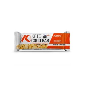 AMIX KetoLean Keto goBHB Coco Bar , White Chocolate, 40g