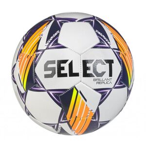Fotbalový míč SELECT FB Brillant Replica 4 - bílo-fialová