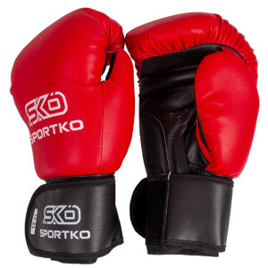 Boxerské rukavice SportKO PD1  červená  12oz