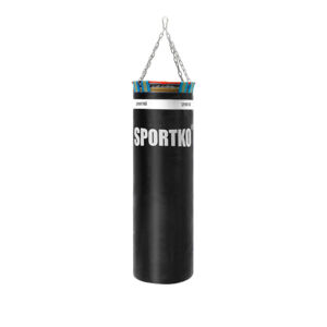 Boxovací pytel SportKO Elite MP22 35x110cm / 40 kg  černá