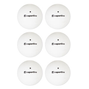 Pingpongové míčky inSPORTline Elisenda S1 6ks  bílá