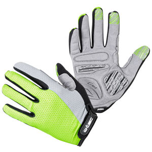 Motokrosové rukavice W-TEC Vilasar  fluo zelená  S