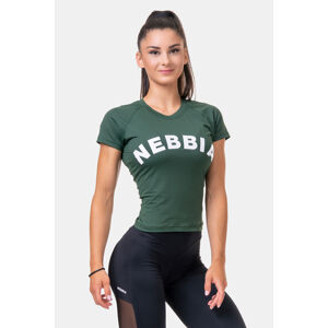 Nebbia Classic HERO tričko 576, M, tmavě zelená