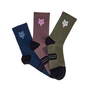 Cyklo ponožky FOX 6" Ranger Sock Prepack 3 páry  S/M (39-42)