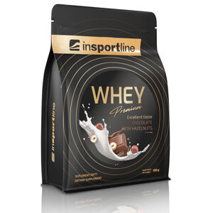 Protein inSPORTline WHEY Premium 700g  čokoláda s lískovými oříšky