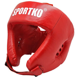 Boxerský chránič hlavy SportKO OK2  červená  XL