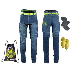 Dámské moto jeansy W-TEC Ekscita  modrá  36