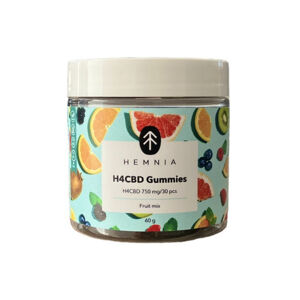 H4CBD Gummies Hemnia, 750 mg H4CBD, 30 ks  Fruit Mix