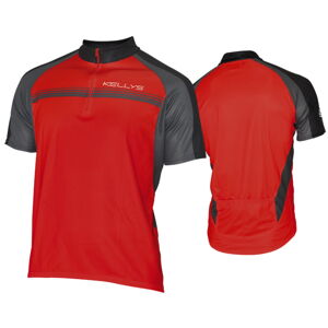 Cyklistický dres Kellys Pro Sport - krátký rukáv  červená  S