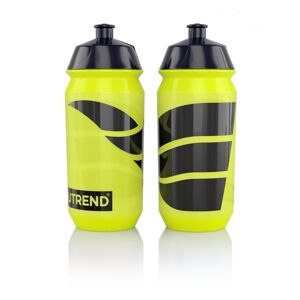 Sportovní láhev Nutrend Tacx Bidon 500 ml  žlutá s černým potiskem