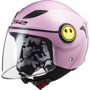 Dětská otevřená helma LS2 OF602 Funny  Gloss Pink  L (51-52)