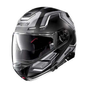 Moto helma Nolan N100-5 Upwind N-Com P/J  Flat Black  3XL (65-66)