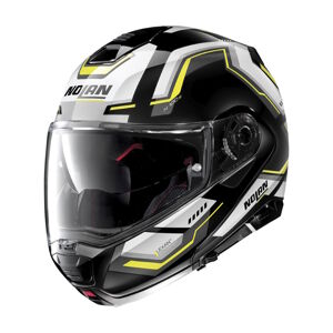 Moto helma Nolan N100-5 Upwind N-Com P/J  Glossy Black  XS (53-54)