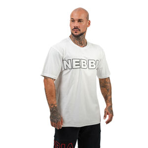 Tričko s krátkým rukávem Nebbia Legacy 711  White  M
