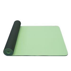 Dvouvrstvá podložka Yate Yoga Mat TPE New 173x61x0,6 cm  zelená